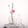 Customized Big Belly Round Shaped Clear Empty Glass Reed Diffuser Bottle